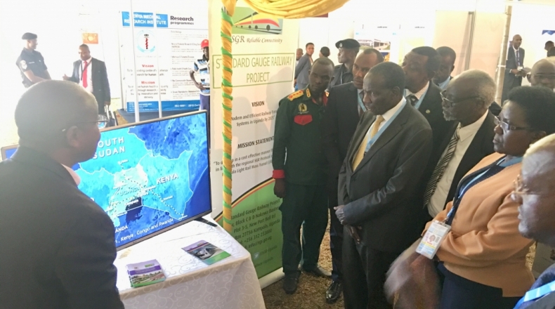 SGR showcases at the EAC infrastructure and Health Summit