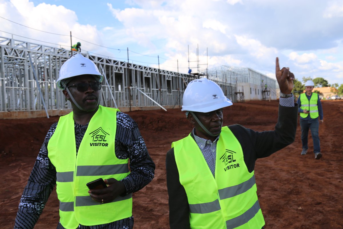 Works on SGR construction camp, sleeper factory progressing.